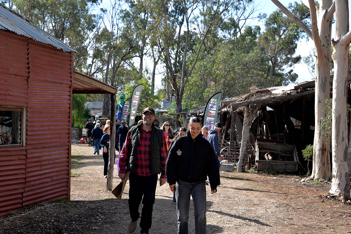 Farmers Strolling